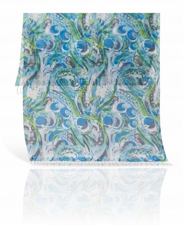 Палантин Женский S-TRIBAL/L.GREEN